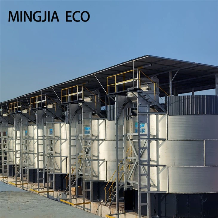 Système de fermentation du fumier de qualité commerciale sans odeur, convertit les déchets en engrais en 10 jours